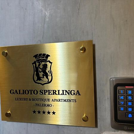 Galioto Sperlinga Luxury Boutique Apartments Palermo Exteriör bild